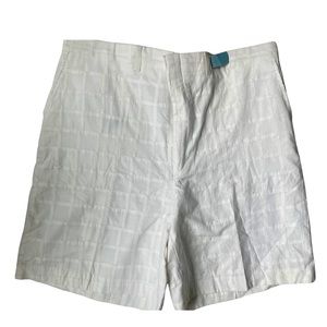Men’s White Berle Size 40 Berle Chambray Shorts